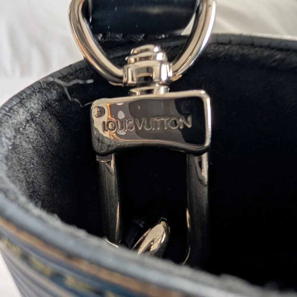 Louis Vuitton Denim Epi Leather Phenix PM Shoulder Bag